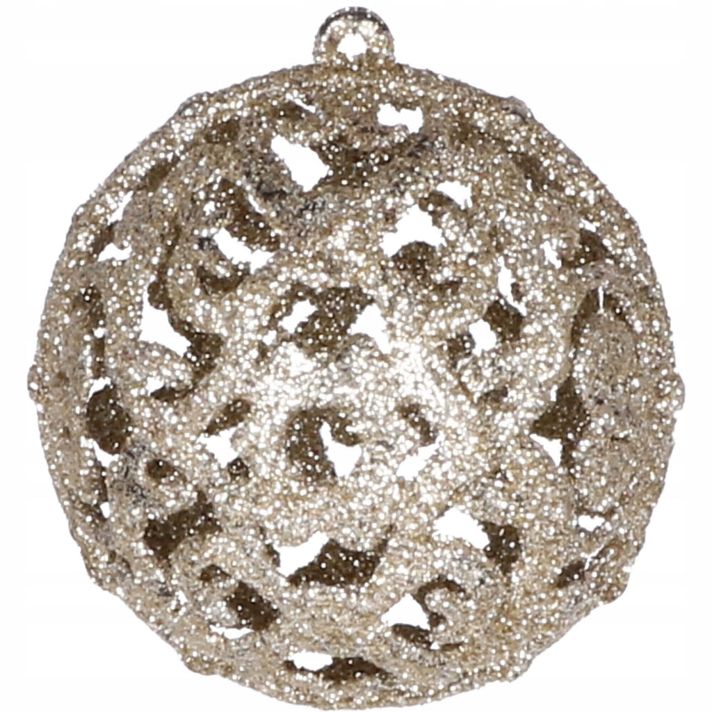 Set globuri de Craciun, 100 bucati, 3-6cm, auriu