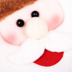 Decoratiune Craciun, soseta pentru cadouri cu Mos Craciun 42cm, rosu