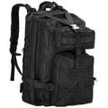 Rucsac militar pentru drumetie, impermeabil, ultra usor, 4 compartimente, culoare negru