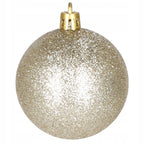 Set globuri de Craciun, 100 bucati, 3-6cm, auriu
