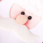 Decoratiune Craciun, soseta pentru cadouri cu Mos Craciun 45cm, maro