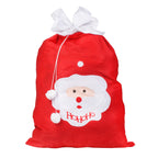 Sac de cadouri pentru Mos Craciun, 110x70cm, rosu