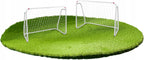 Set 2 porti de fotbal metalice, 96x124cm, profil 28mm, cu elemente de fixare