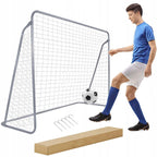 Poarta de fotbal din otel, 170x240cm, profil 32mm, cu elemente de fixare