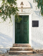 Cutie postala de exterior, pentru gard sau perete, din otel zincat, cu incuietoare, 37x11x37cm, gri inchis