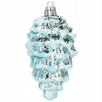 Set globuri si decoratiuni de Craciun, 72 piese, diverse dimensiuni, albastru