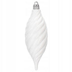 Set globuri si decoratiuni de Craciun, 72 piese, diverse dimensiuni, alb