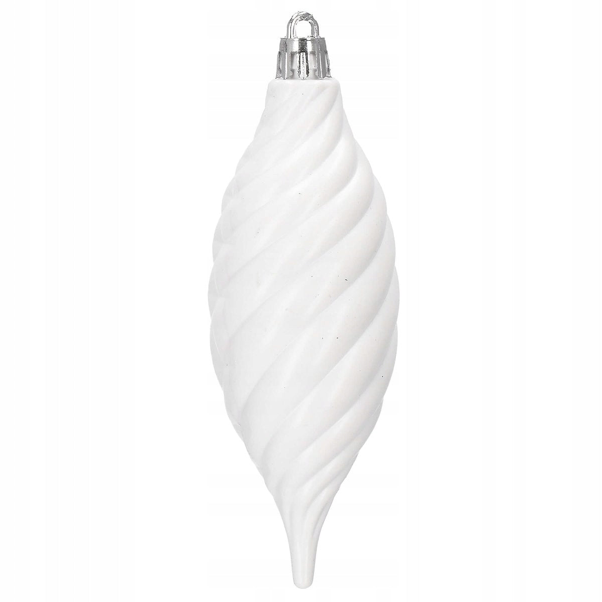 Set globuri si decoratiuni de Craciun, 72 piese, diverse dimensiuni, alb