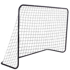 Set 2 porti de fotbal metalice, 122x183cm, profil 25mm, cu elemente de fixare