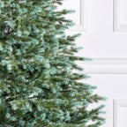 Brad artificial Christmas Deluxe by , Alaska Select verde argintiu, integral 3D, 230 cm