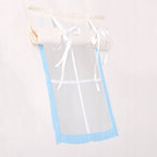 Cort copii  stil indian Teepee Tent cu fereastra, covoras gros si 2 perne, alb albastru