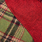 Decoratiune Craciun, soseta pentru cadouri cu Mos Craciun 42cm, rosu