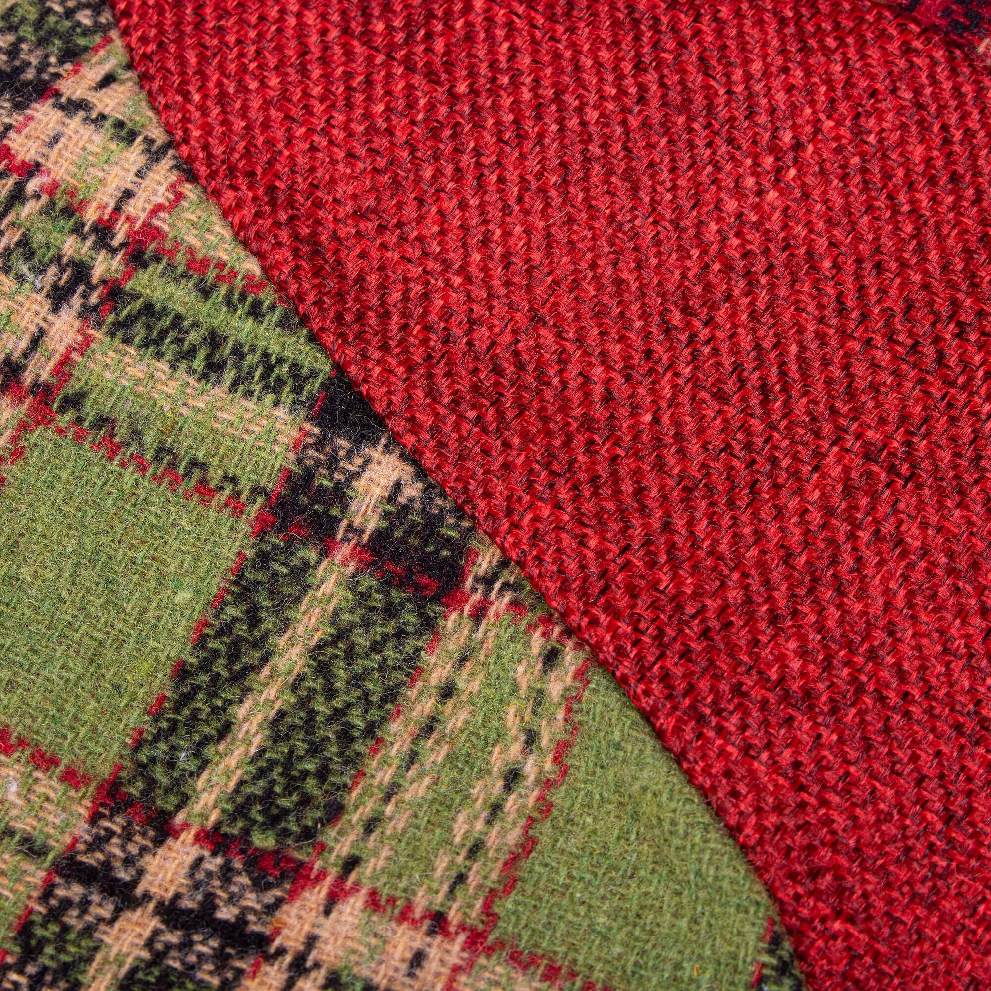 Decoratiune Craciun, soseta pentru cadouri cu Mos Craciun 42cm, rosu