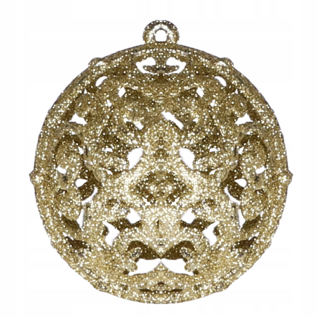Set globuri de Craciun, 100 bucati, 3-6cm, negru auriu