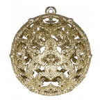 Set globuri de Craciun, 100 bucati, 3-6cm, negru auriu