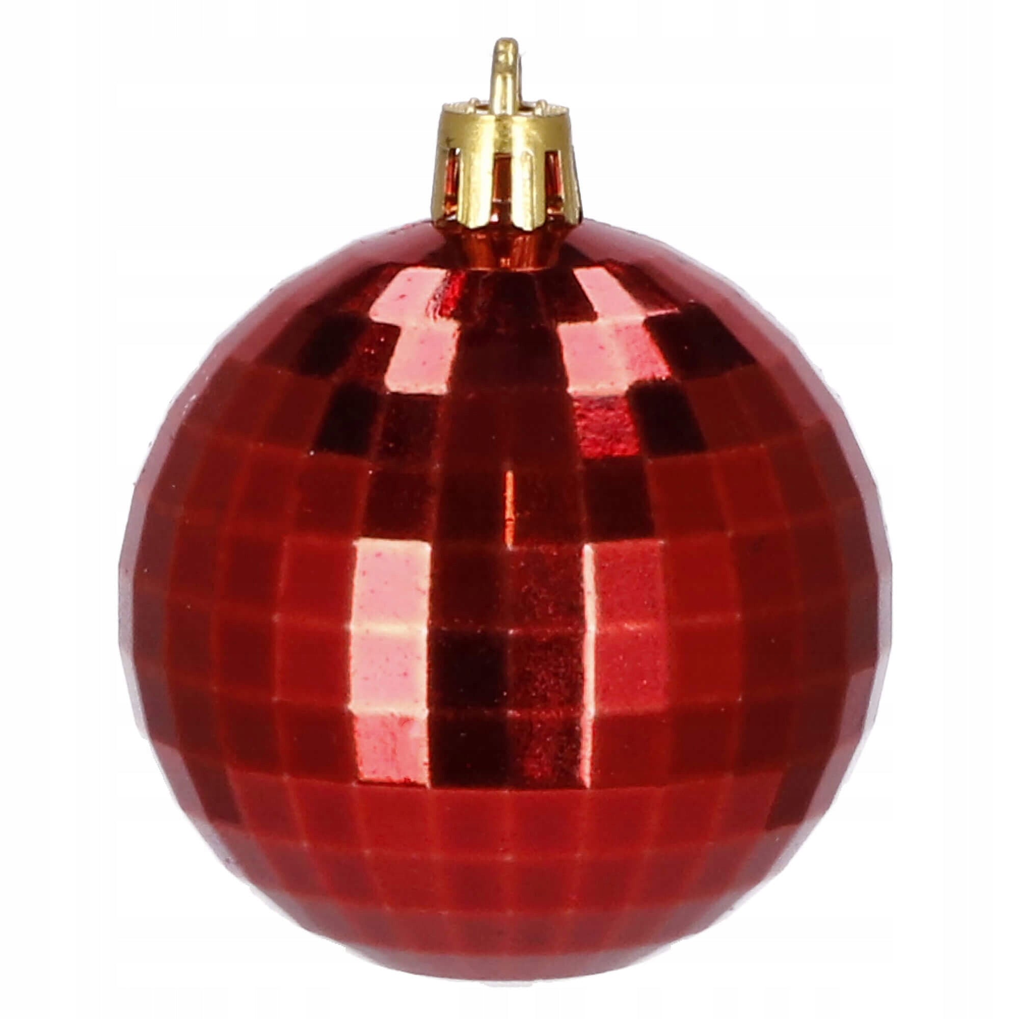 Set globuri si decoratiuni de Craciun, 51 piese, diverse dimensiuni, rosu