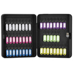 Cutie metalica din otel pentru 48 chei, echipata, 30x24x7.5cm, neagra