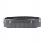 Set de accesorii pentru baie din plastic, 5 piese, gri