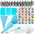 Set patiserie, 83 piese cu sabloane pentru ornarea prajiturilor