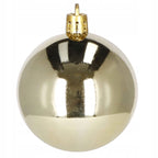 Set globuri de Craciun, 100 bucati, 3-6cm, auriu