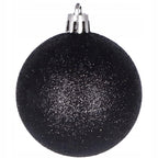 Set globuri de Craciun, 100 bucati, 3-6cm, negru auriu