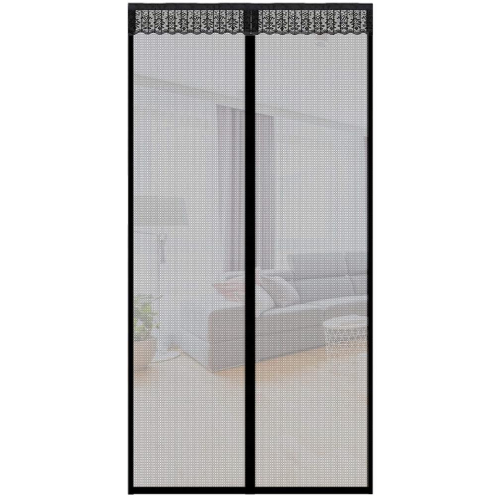 Plasa anti-insecte, cu inchidere magnetica, latime 100cm, inaltime 210cm, negru
