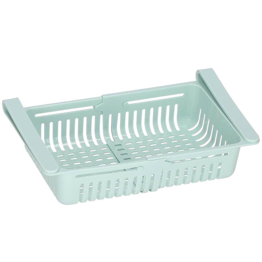 Organizator frigider, model cos extensibil, 16x28.5cm, menta