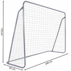 Poarta de fotbal din otel, 170x240cm, profil 32mm, cu elemente de fixare