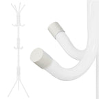 Cuier tip pom metalic , 12 agatatoare, 177cm, alb