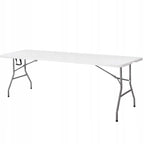 Set masa cu 2 banci pliabile tip valiza pentru gradina, camping, terase, 180x72x75cm