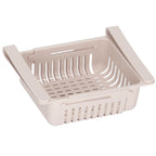 Organizator frigider, model cos extensibil, 16x28.5cm, crem