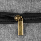 Cos depozitare haine sau jucarii, 40x33cm, bumbac si in, 43 l, gri