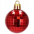 Set globuri si decoratiuni de Craciun, 105 piese, diverse dimensiuni, alb rosu