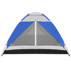 Cort plaja sau camping, impemeabil, cu protectie UV, 4 locuri, 210x240x130cm, gri albastru