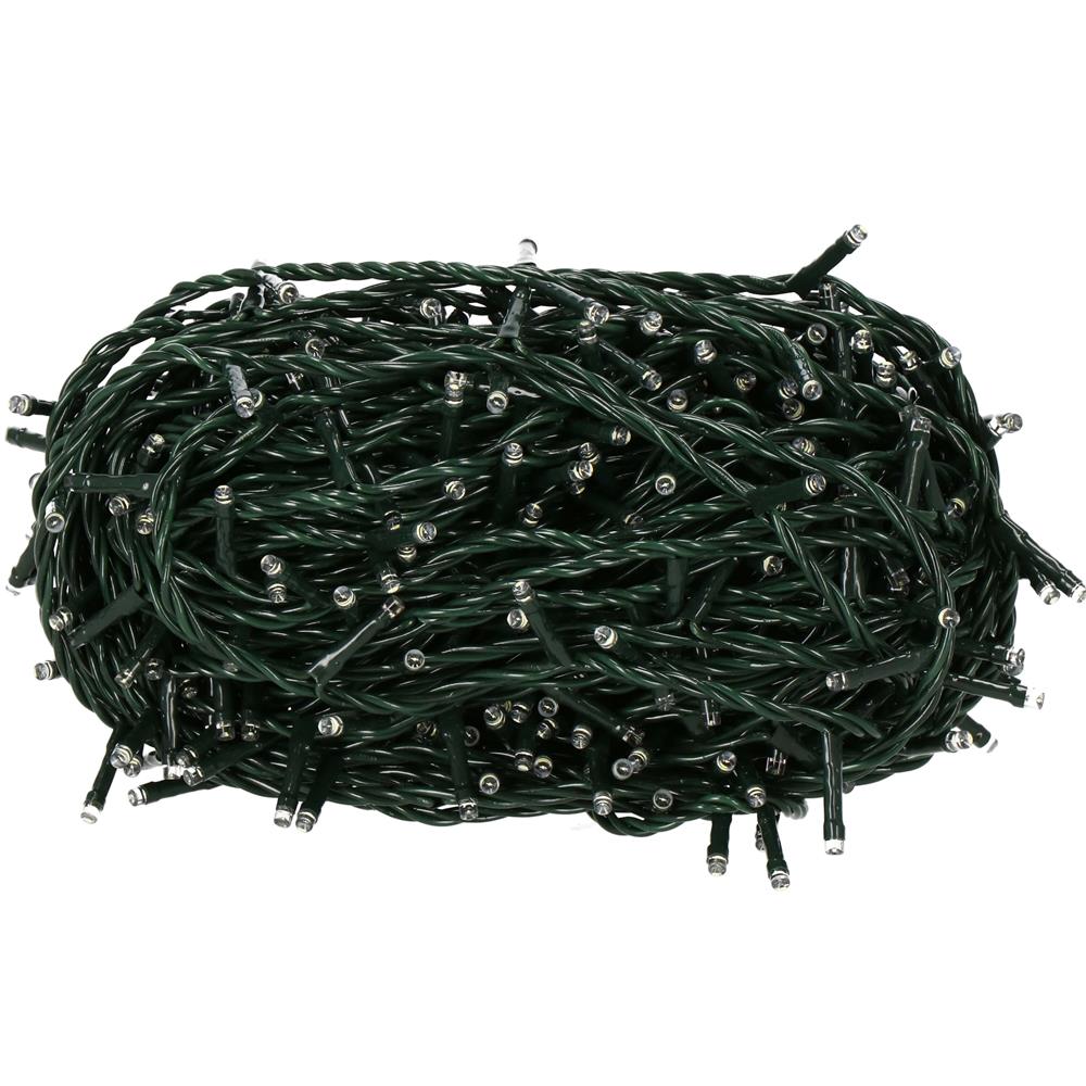 Instalatie lumini pentru bradul de Craciun, 19,5 metri, 300 LED-uri, galben