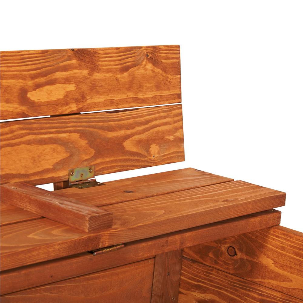 Lada din lemn pentru nisip, cu 2 bancute, 120x120cm