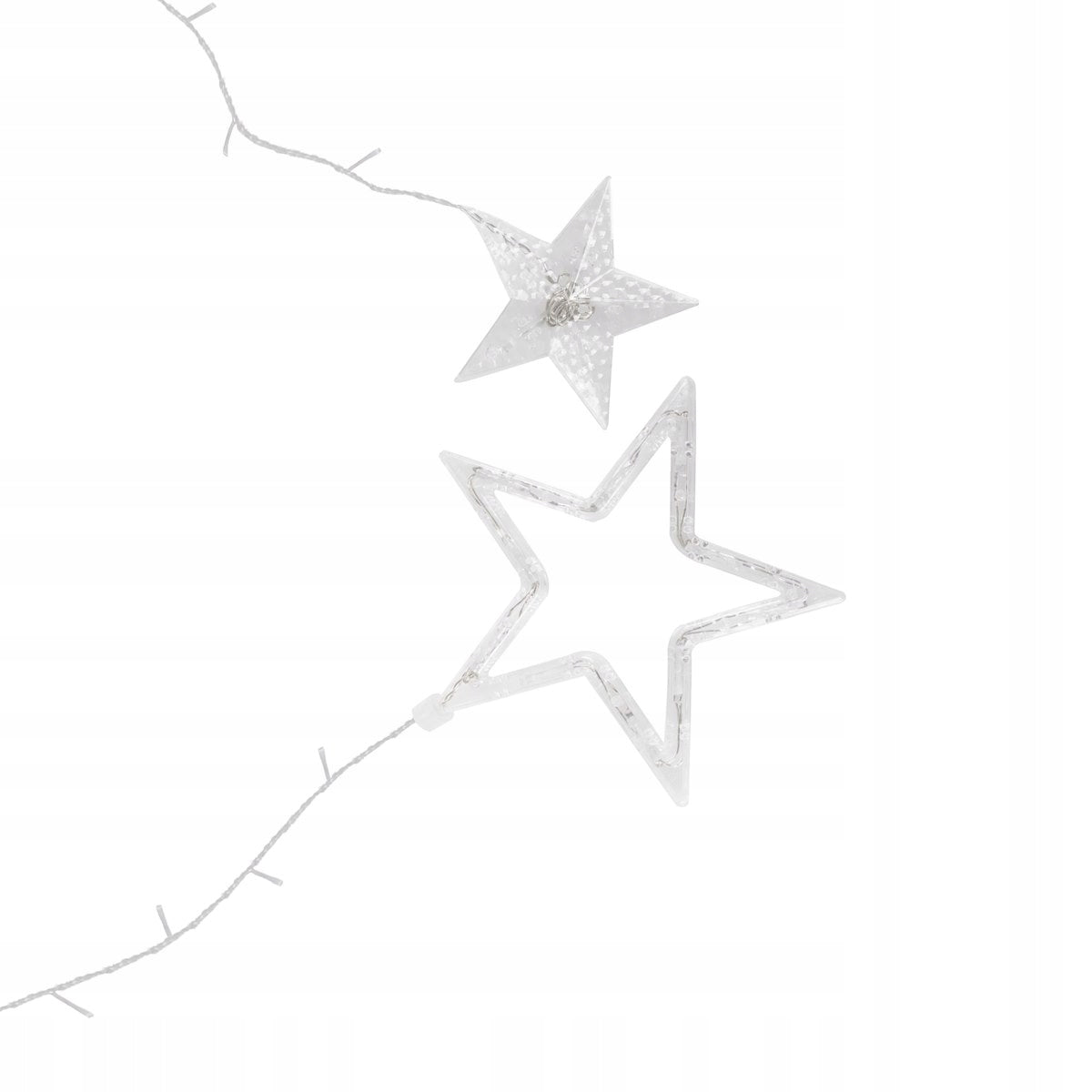 (DL) Instalatie lumina tip perdea cu 138 LED-uri, 2m, pentru interior/exterior, iluminare alb rece