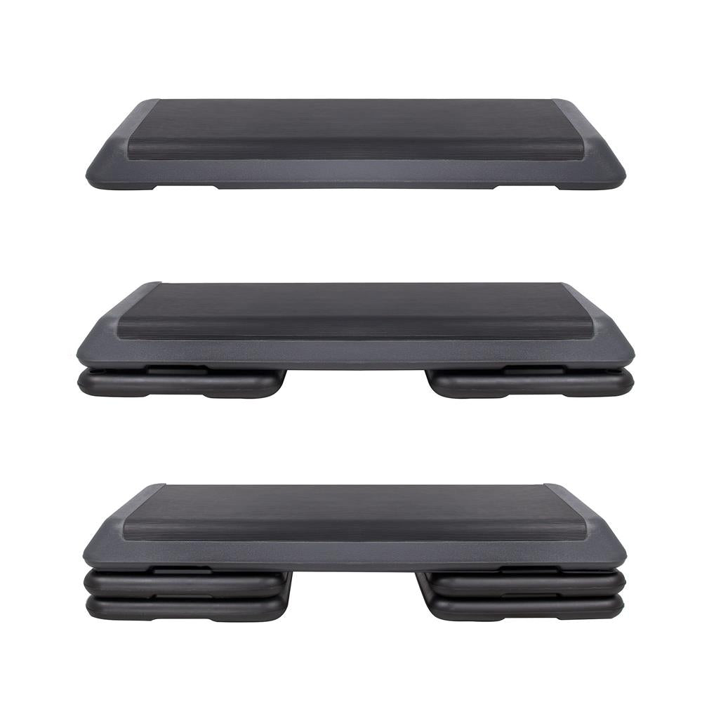 Stepper aerobic fitness profesional, 3 niveluri de inaltime, suporta maxima 350 kg