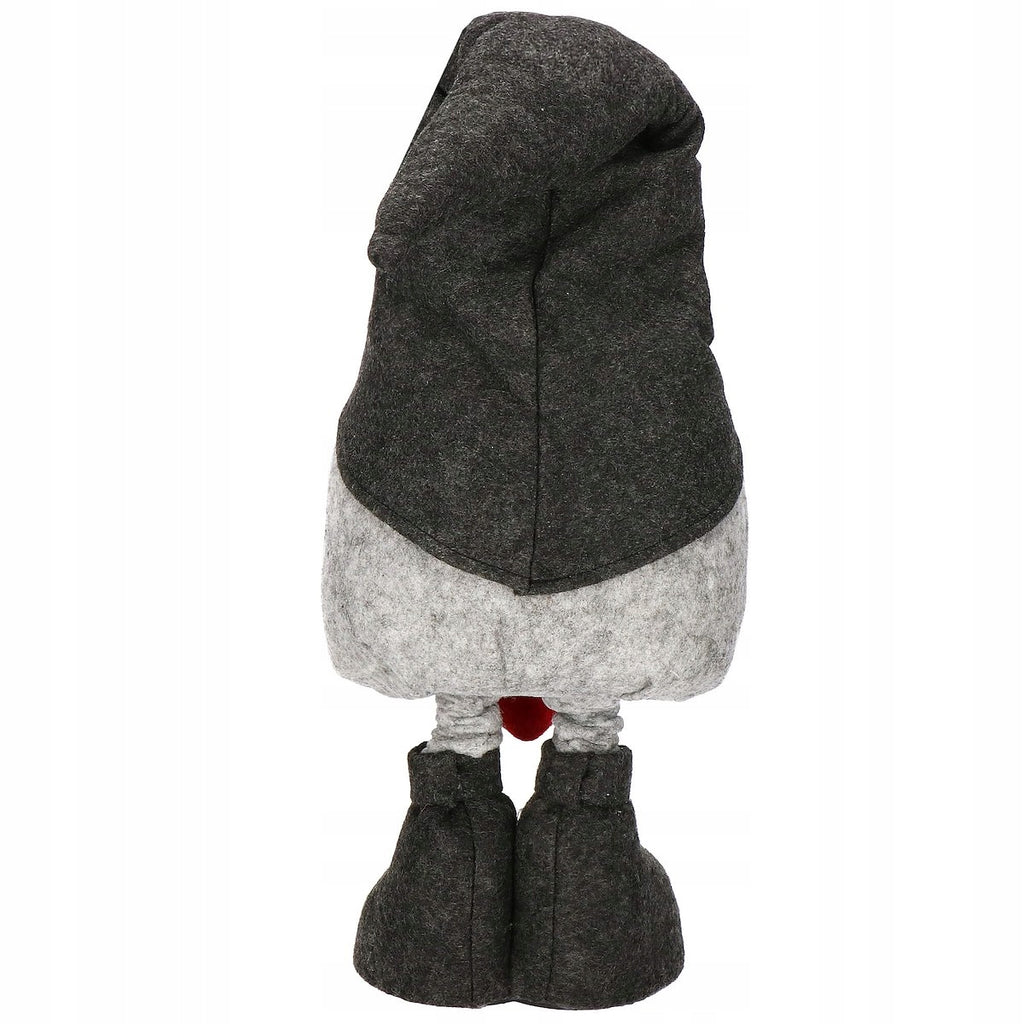 Figurina Craciun, Spiridus, picioare telescopice, inaltime extensibila 63-93cm