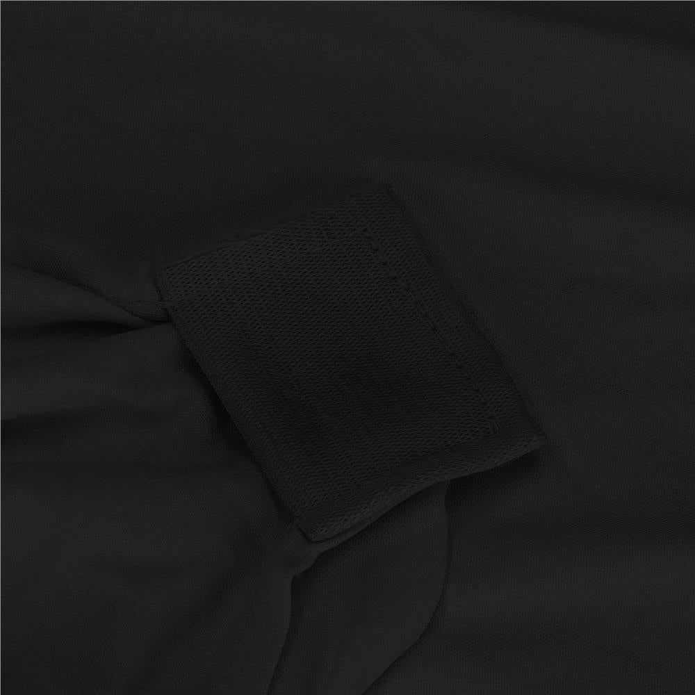 Set 4 huse pentru scaune de evenimente, marime universala, poliester si spandex, negru