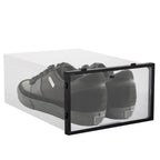 Set 10 cutii organizare pentru pantofi, 34x23x13, transparent