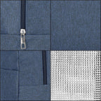 Geanta frigorifica cu izolatie termica pentru mancare, 21x10x23cm, albastru