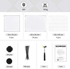 SONGMICS Tarc pentru animale mici rozatoare, din plastic, modulara DIY, 143x108x92cm, alb