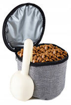 Geanta de drumetie pentru animale de companie, cu spatii de depozitare si accesorii