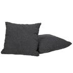 Hamac tip leagan suspendat pentru casa sau gradina HM45, gri inchis cu perne, 130x100cm, 150kg