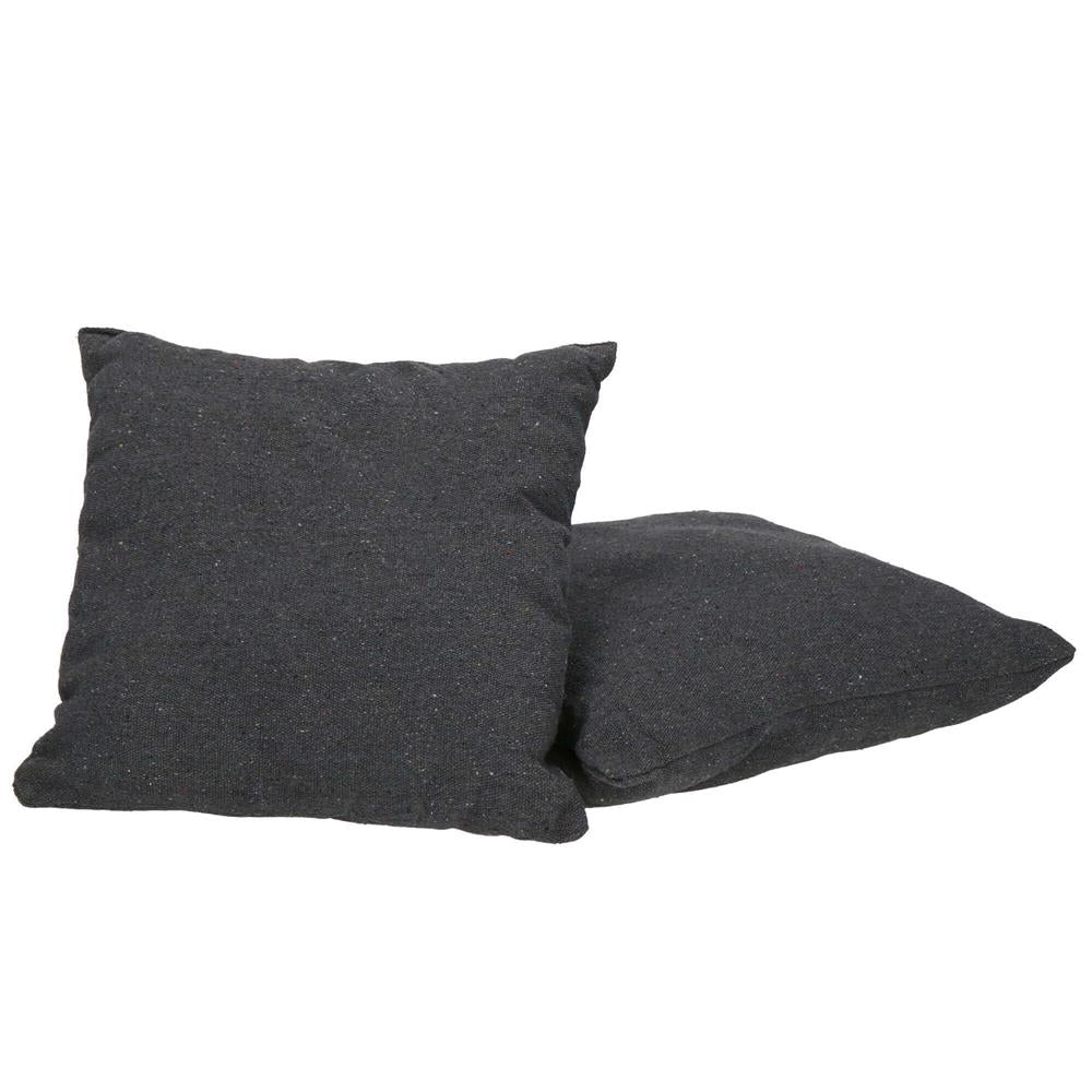 Hamac tip leagan suspendat pentru casa sau gradina HM45, gri inchis cu perne, 130x100cm, 150kg