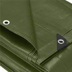 Prelata din polietilena impermeabila laminata, 120g/m2, 4x8m, verde