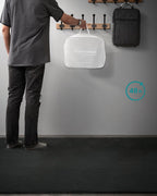 SONGMICS Covor decorativ antiderapant, lavabil la masina, 120x170 cm, gri carbune