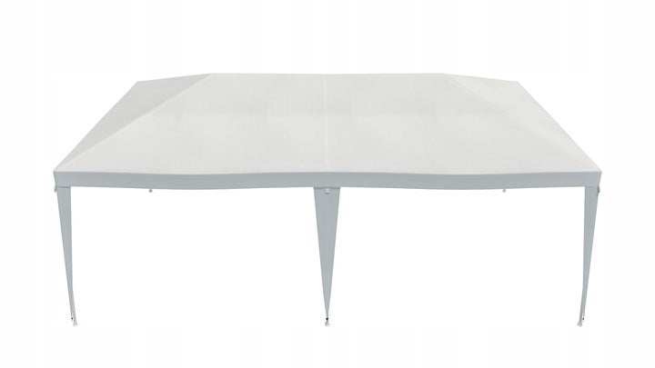 Cort pavilion de gradina, 600x300 cm, impermeabil cu rezistenta UV, alb