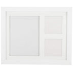 Kit amprenta mulaj manuta sau piciorus bebe si rama foto, 23x28cm, cu cutie de cadou, cadrul alb